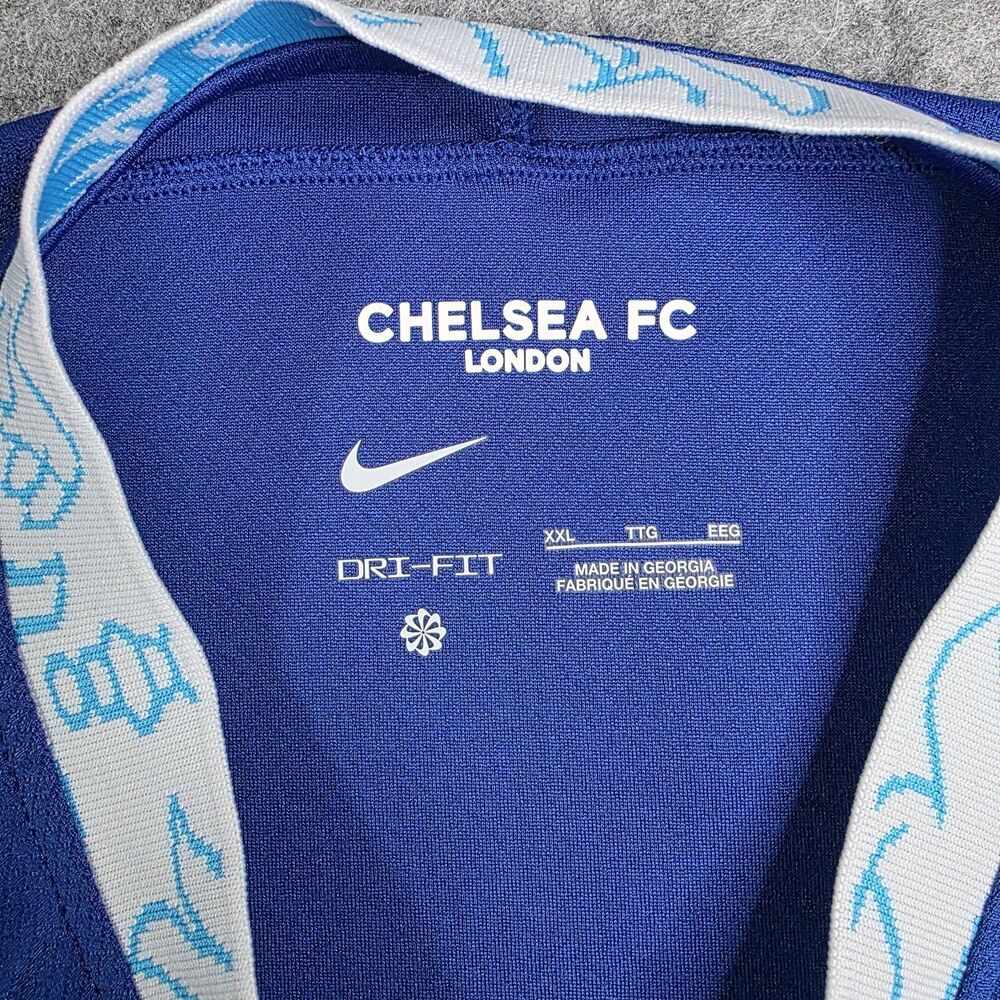 Chelsea FC Shirt Mens 2XL Blue Premier League Soccer Football Nike Dri Fit 2022 - Picture 3 of 9
